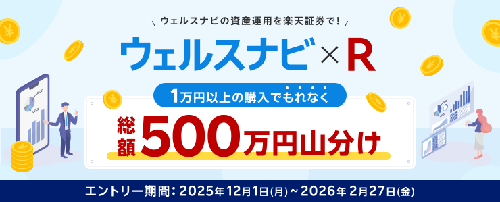 ウェルスナビ×Rキャンペーン