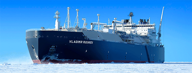 砕氷LNG船「VLADIMIR RUSANOV」