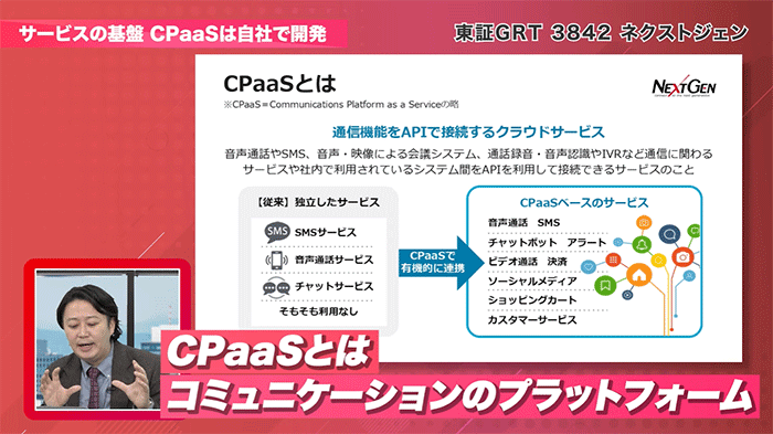 サービスの基盤 CPaaSは自社で開発